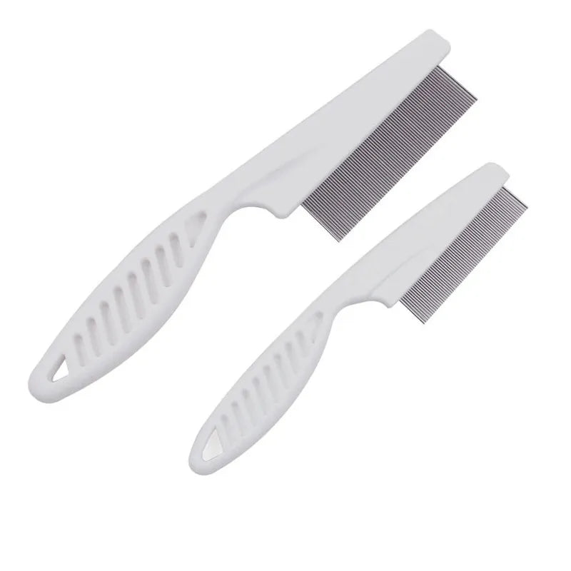Pet Grooming Flea Comb with Hair Brush and Massage - Portable Tools and Accessories  petlums.com   