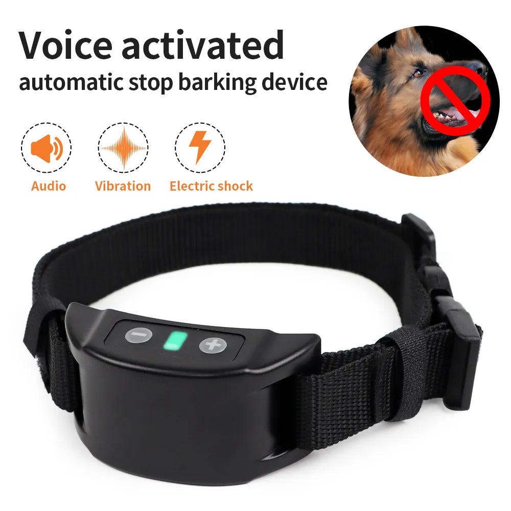 Dog Anti-Bark Collar: Effective Training with Adjustable Sensitivity  petlums.com   