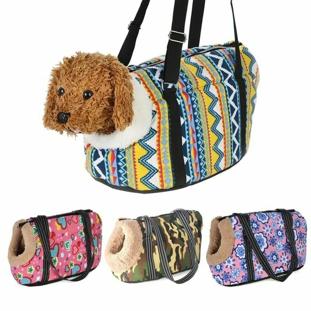 Classic Cozy Pet Sling Carrier for Small Dogs - VOFORD Brand  petlums.com   