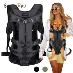 Benepaw Dog Carrier Backpack: Hands-Free Safety Travel Bag for Small Pets