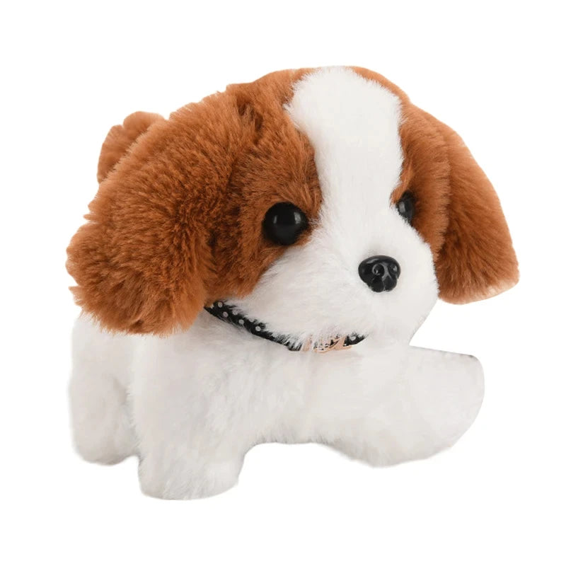 Realistic Electric Pet Puppy Dog Walking Plush Toy - Perfect Christmas Gift  petlums.com   