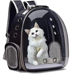 Cat Bubble Pet Backpack: Transparent Capsule Design, Breathable, Small Animal Friendly