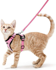 YOKEE Cat Harness & Leash Set: Comfortable Escape-Proof Vest for Small Cats