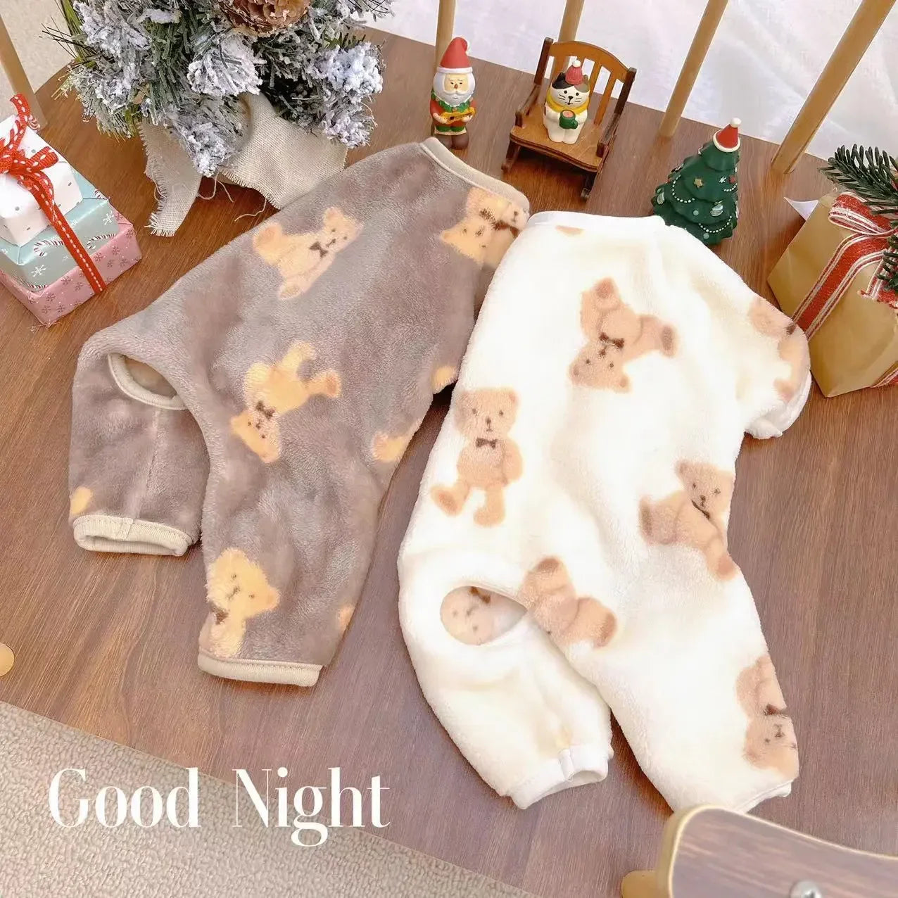 Pet Plush Jumpsuit: Sweet Velvet Dog Pajamas for Chihuahua Poodle  PetLums   