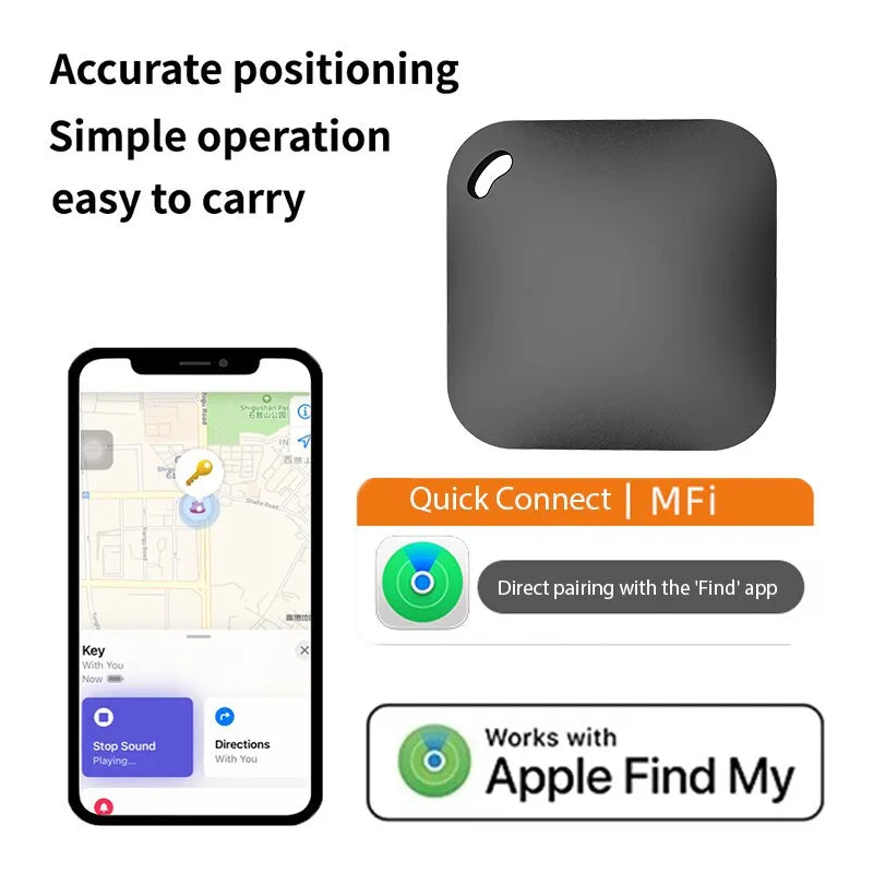Bluetooth GPS Tracker: Find Lost Items Easily with Apple Find My APP  petlums.com   
