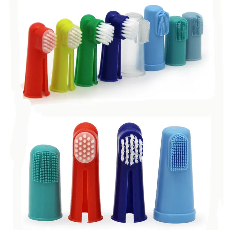 Soft Pet Finger Toothbrush: Fresh Breath Dental Hygiene Tool  petlums.com   