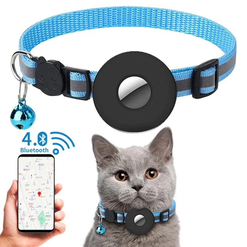 Pet GPS Tracker: Smart Locator for Cat Dog Bird Anti-lost Collar  petlums.com   