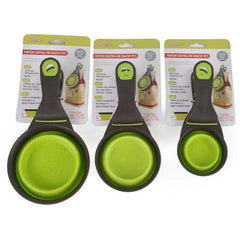 Silicone Folding Pet Bowl Spoon Combo : Durable, Portable, Versatile