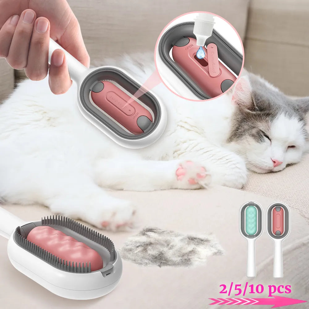 Cats Grooming Comb: Ultimate 2-in-1 Massage Brush for Pet Care  petlums.com   
