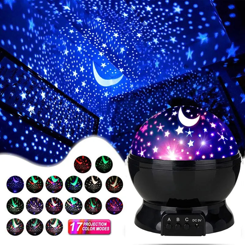 Starry Sky Projector Night Light - Galaxy Bedroom Decoration & Kids Gift  petlums.com   