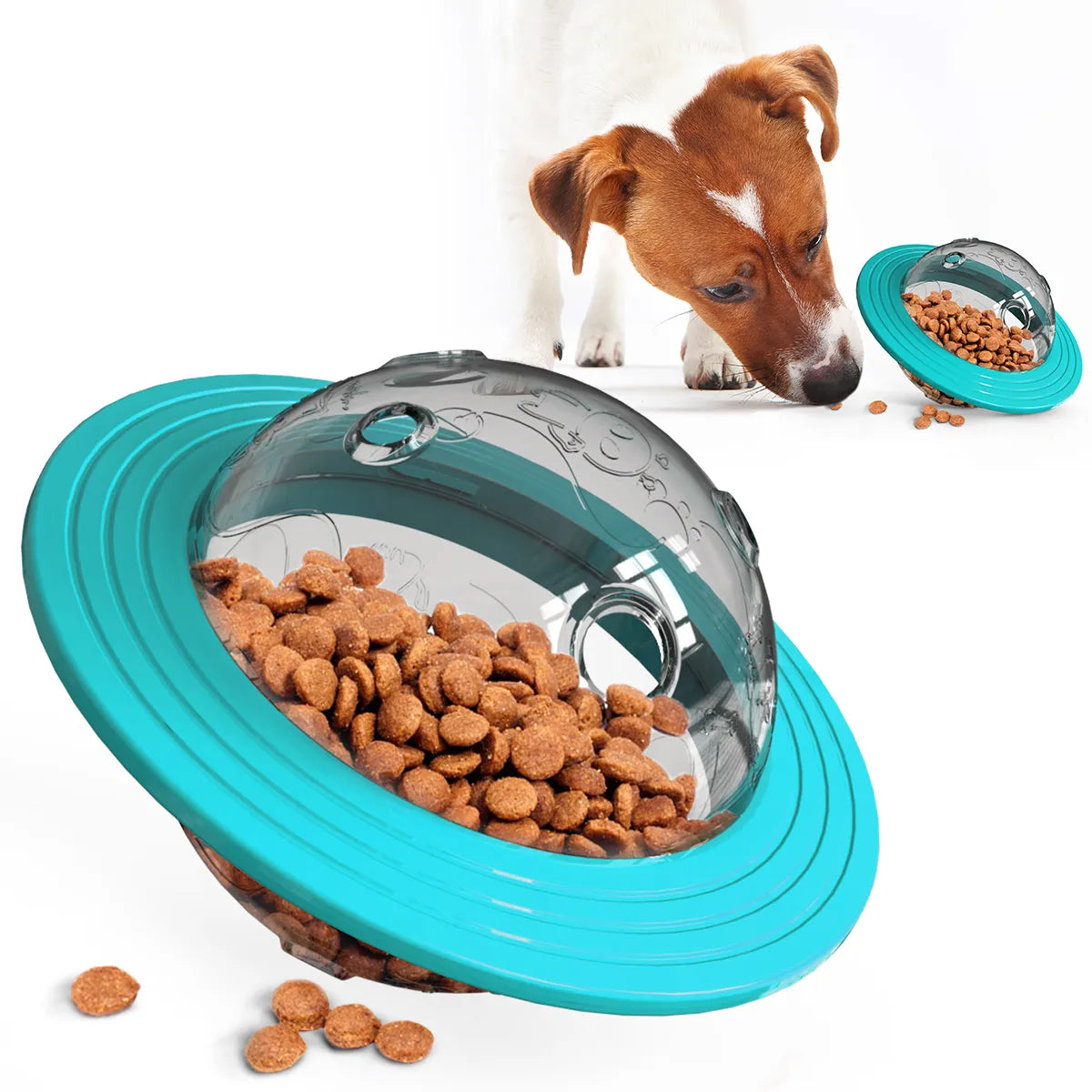Planet Pup IQ Treat Toy: Interactive Food Dispensing & Training Fun  petlums.com   