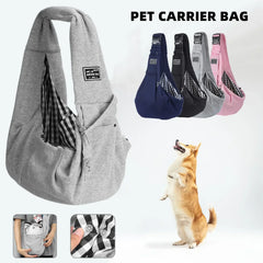 Portable Pet Shoulder Sling Bag: Stylish Windproof Design for Outdoor Adventures