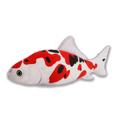 Fish Plush Stuffed Pillow Cat Toy: Interactive Chew Toy for Cats