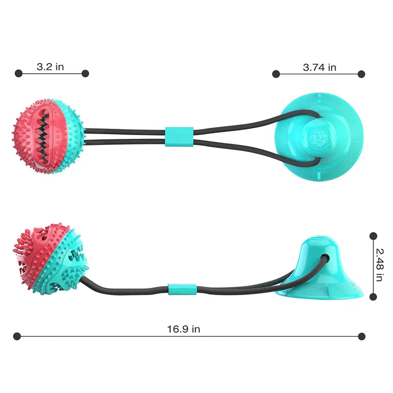Interactive Dog Toy for Large Breeds: Teeth Cleaning, Anxiety Relief, Slow Feeder  petlums.com   