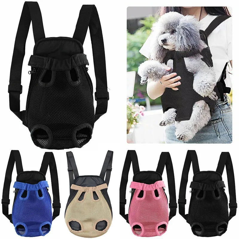 Mesh Pet Backpack Carrier: Lightweight Breathable Portable for Outdoor Adventures  petlums.com   