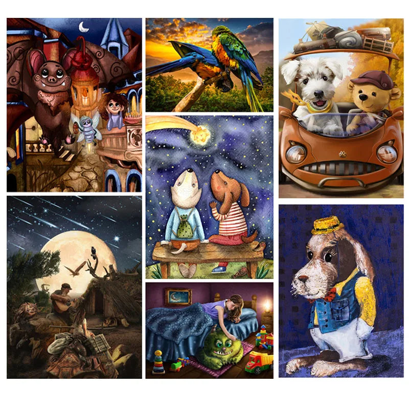 Dog Animals Jigsaw Puzzle Toy: Relaxation & Educational Gift for All Ages  petlums.com   