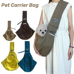 Pet Dog Carrier Bag: Stylish Outdoor Travel Sling for Cats & Puppies