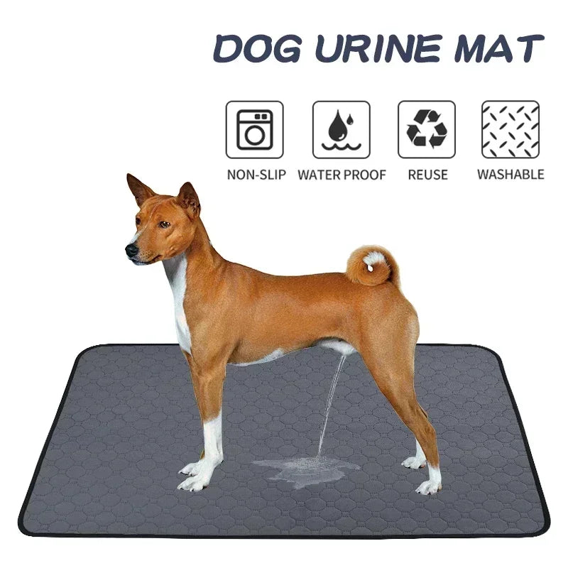 Reusable Washable Dog Pee Pad: Waterproof Puppy Training Mat & Car Seat Cover  petlums.com   