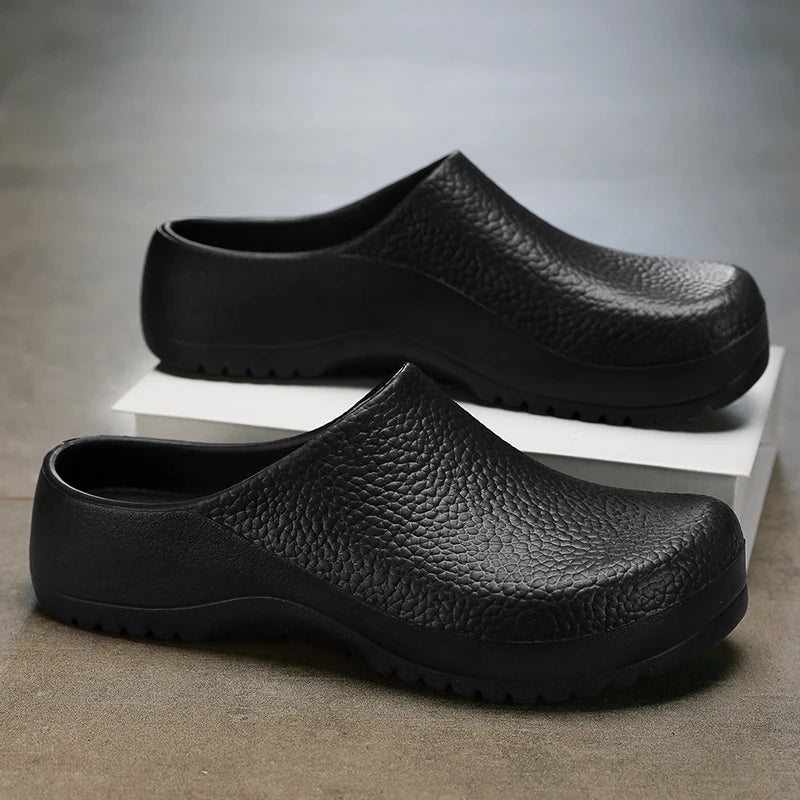 Men's Waterproof Garden Clog Slippers Outdoor Chef Sandal Fishing Shoes  petlums.com   