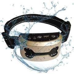 Intelligent Dog Bark Collar: Rechargeable Training Control Waterproof Vibration.