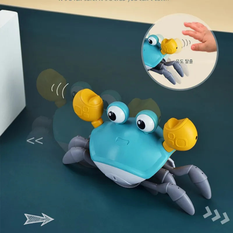 Induction Escape Crab Interactive Learning Toy: Flashing Lights, Engaging Sounds, Remote Control - Fun & Educational  petlums.com   