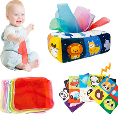 Magic Tissue Box Sensory Toy for Baby Learning & Play