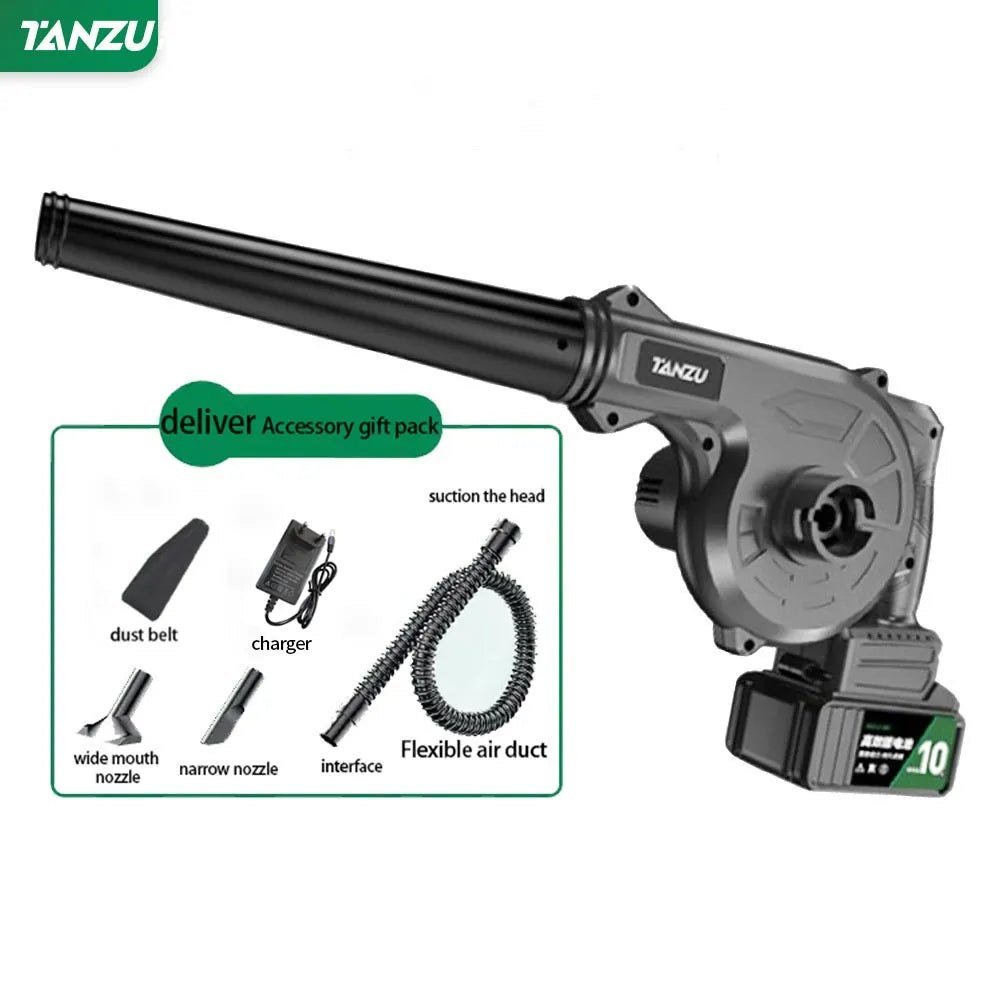 21V Cordless Blower: Powerful Battery Vacuum Cleaner for Various Uses  petlums.com   
