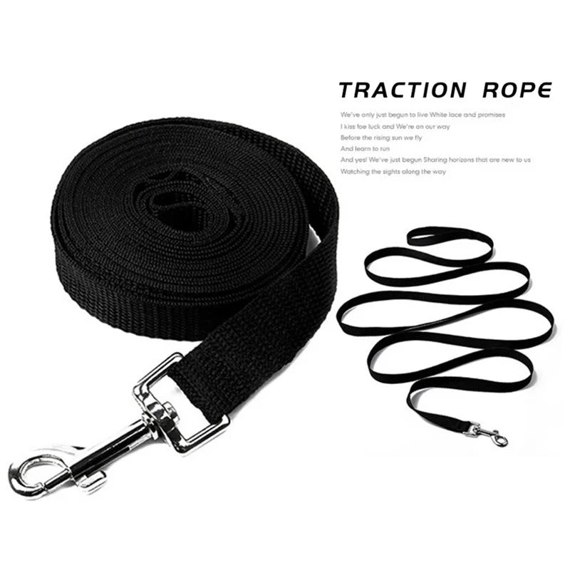 Nylon Dog Training Leashes Walking Pet Leash Long Lanyard Traction Rope for Small Large Dogs 1.5M 1.8M 3M 4.5M 6M 10M Lead Item  petlums.com   