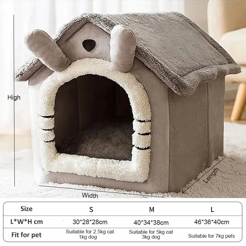 Warm Cozy Pet Bed Tent Kennel for Small Medium Large Pets  PetLums   