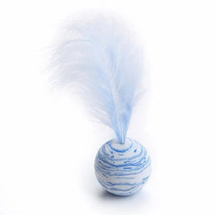 Cat Feather Interactive Toy: Rainbow Colors, Lightweight & Durable