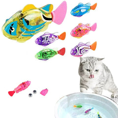 Electric Fish Water Toy for Cat Interactive Play: Stimulating Pet Swimmer Toy