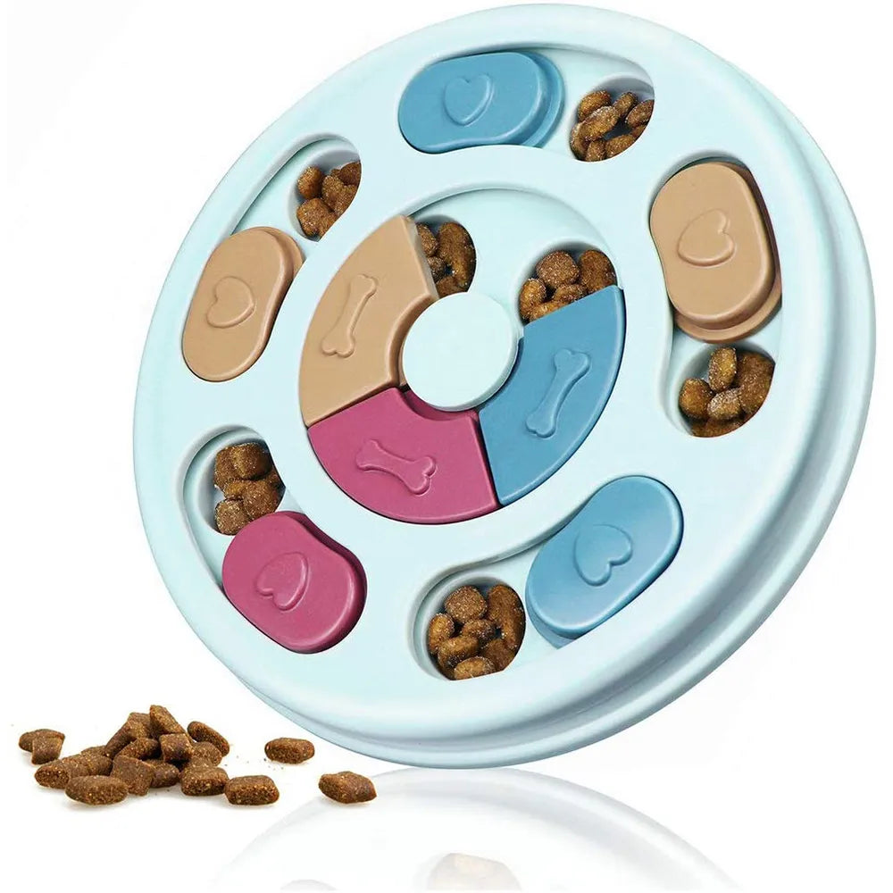 Interactive Dog Puzzle Feeder Toy: Enhance IQ & Slow Eating for Pets  petlums.com   