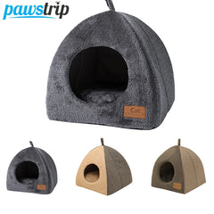 Cozy Cat House: Warm Semi-Enclosed Pet Kennel for Deep Sleep