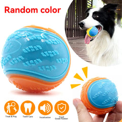 Bite-resistant Beef-flavored Rubber Ball for Dog Training
