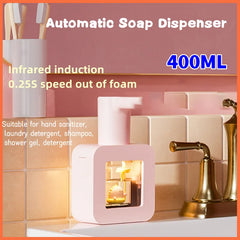 Automatic Cute Pet Soap Dispenser: USB Charging 400ml Hand Sanitizer
