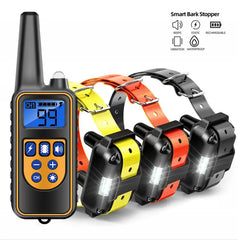 Electric Dog Training Collar with Remote Control - Waterproof and Rechargeable