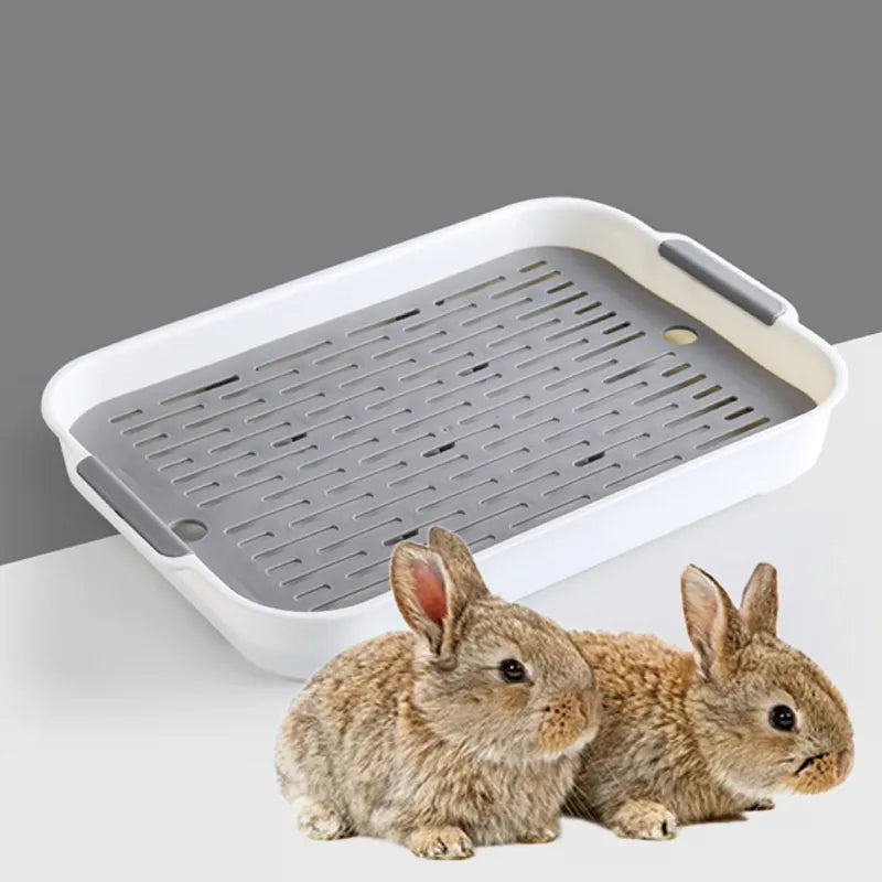 Pet Corner Toilet Litter Box for Rabbit Chinchilla Guinea Pig: Hygienic, Easy Cleaning, Durable  petlums.com   