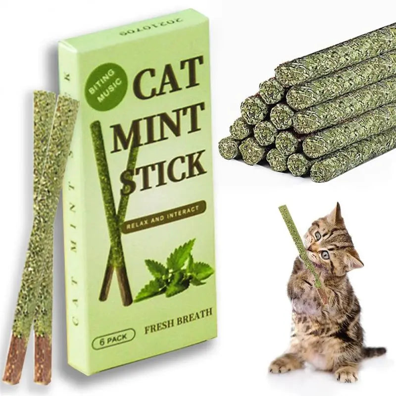 Natural Silvervine Cat Sticks for Anxiety Relief & Oral Health  petlums.com   