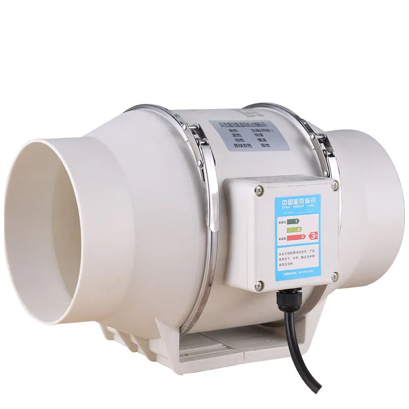 220V Silent Inline Exhaust Fan for Home and Kitchen Ventilation  petlums.com   
