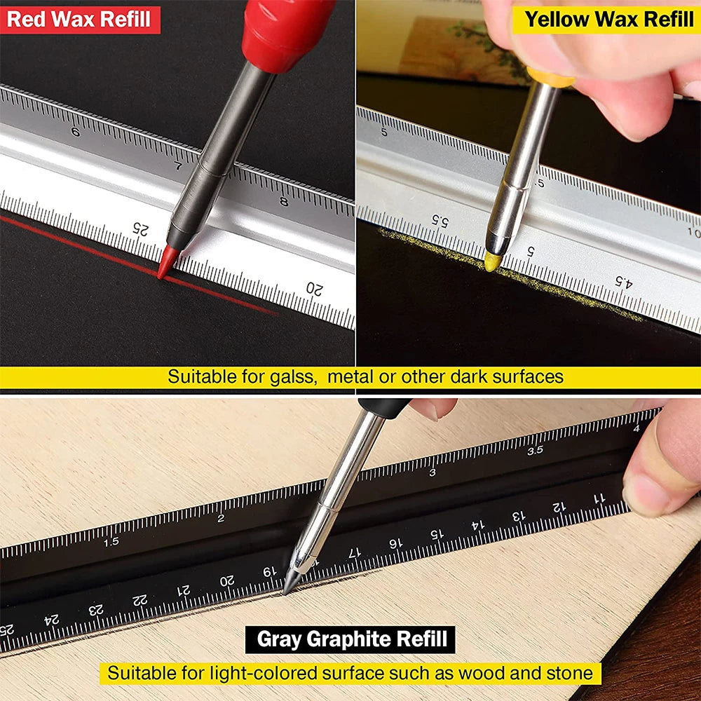 Carpenter Pencil Set: Precision Marking Tool Set for Woodworking  petlums.com   