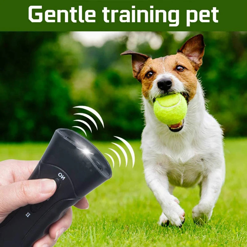 Ultrasonic Dog Repeller: Effective Anti-Barking Training Tool  petlums.com   