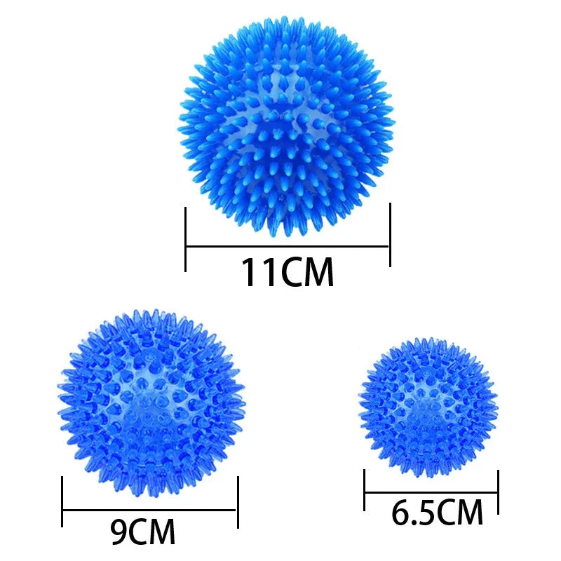Small Dog Pets Chewing Toy Molar Cleaning Tooth TPR Bite-Resistant Hedgehog Ball Puppy Interactive Play Puzzle Toys Pet Supplies  petlums.com   