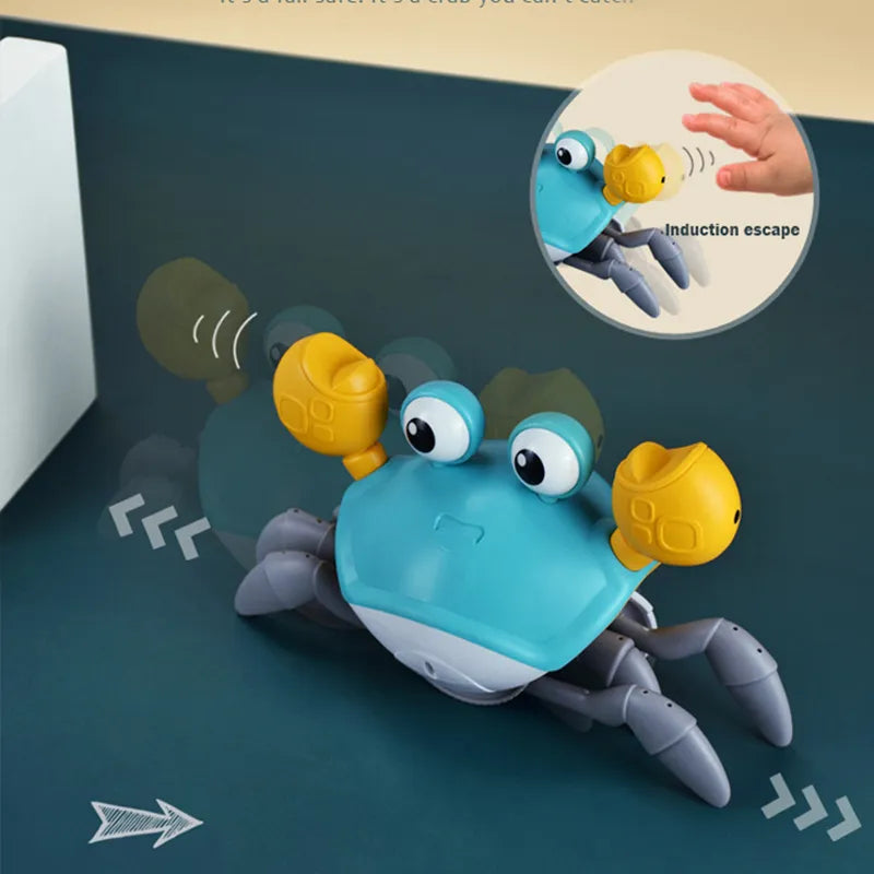 Induction Escape Crab: Interactive Musical Pet Toy for Kids  petlums.com   