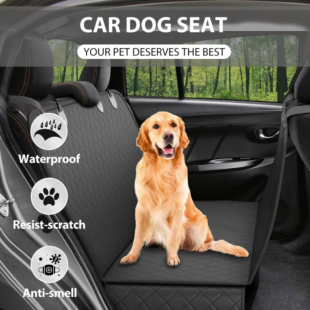Dog Pet Carrier Hammock Seat Cover: Safety Protector Mat for Travel  petlums.com   