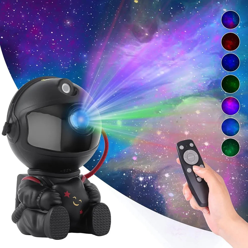 Space Adventure Star Projector: Transform Your Room with LED Nebula Lamp  petlums.com   