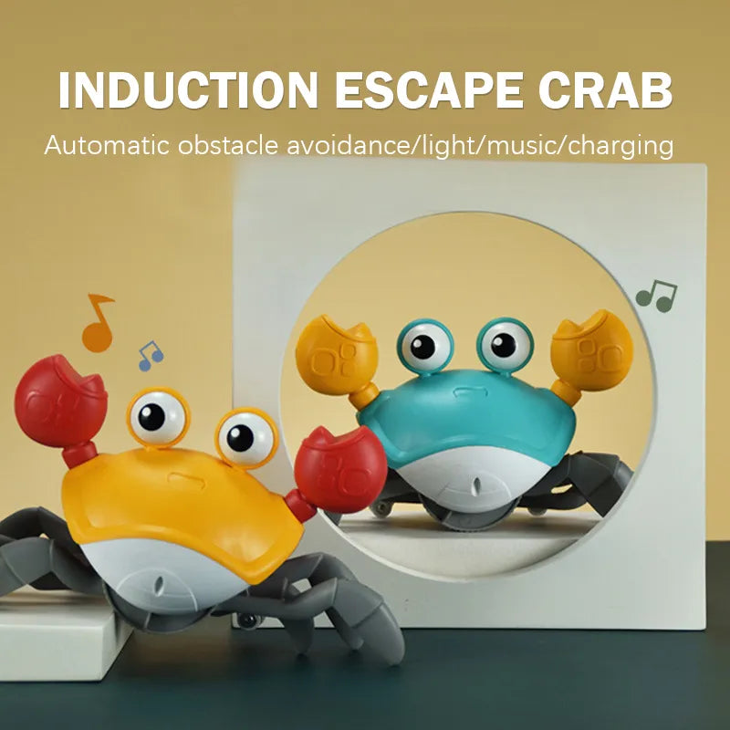 Induction Escape Crab: Interactive Musical Pet Toy for Kids  petlums.com   