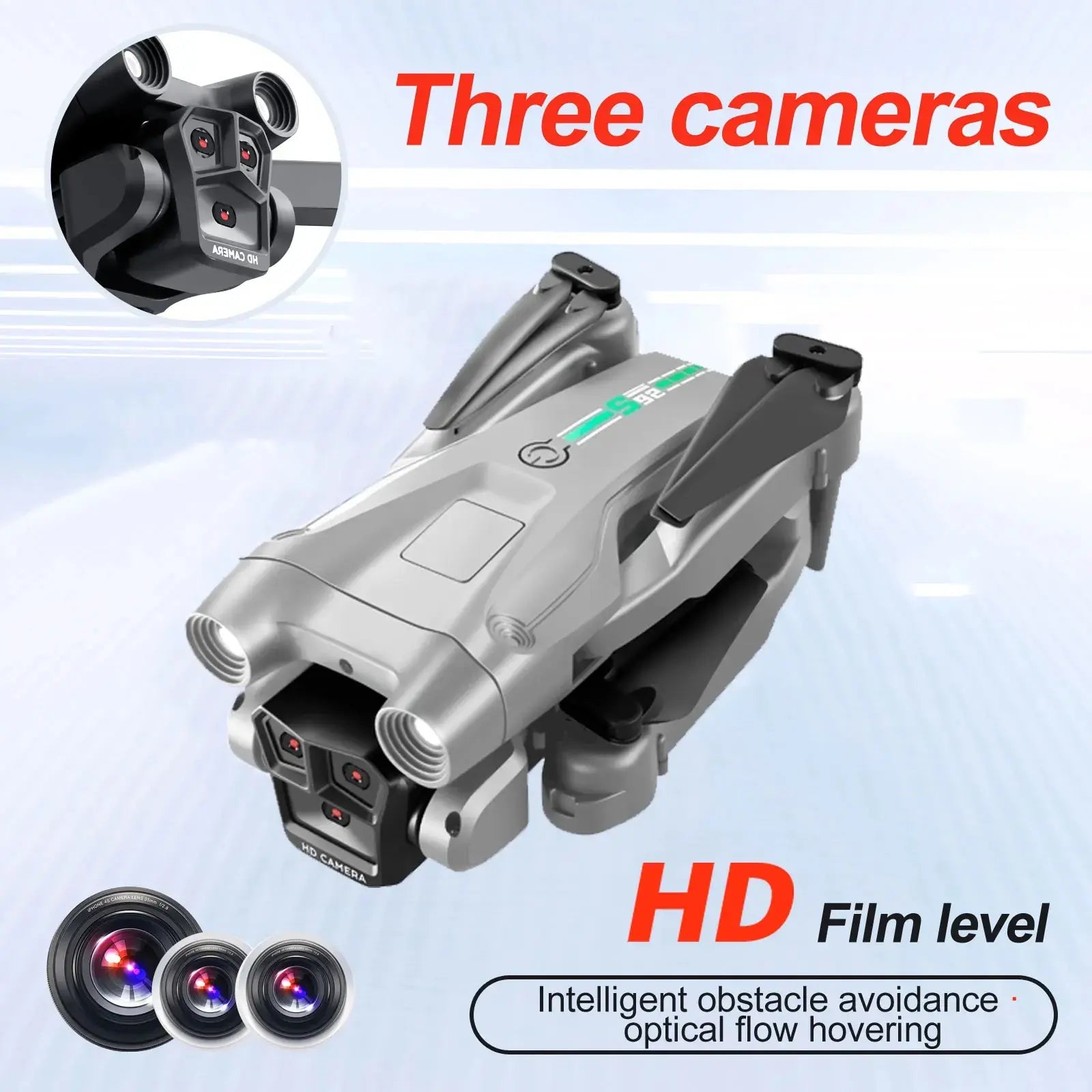 S92 HD Drone: High Grip, Foldable, Mini RC, WiFi, Aerial Photography  petlums.com   