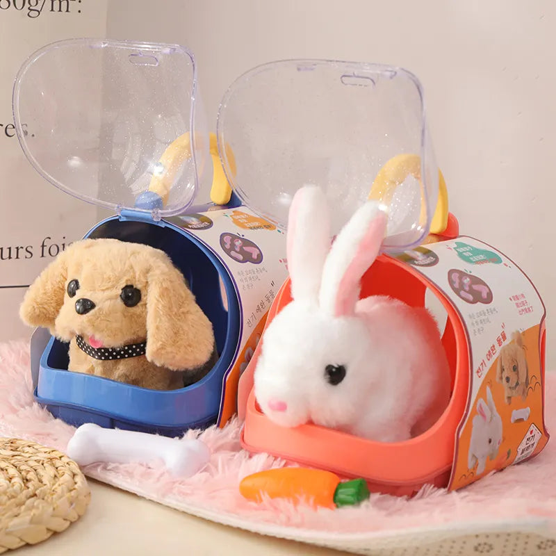 Interactive Pet Care Set: Electric Plush Toy Bundle for Girls  petlums.com   