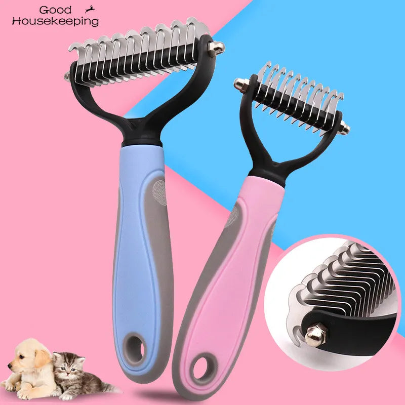 Pet Grooming Shedding Tool: Stainless Steel Knot Remover Brush  PetLums   