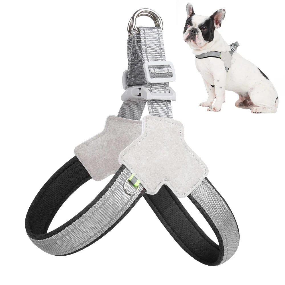 Summer Breathable Dog Harness for Small Medium Dogs & Cats: Adjustable, Reflective, Durable & Comfortable  petlums.com   